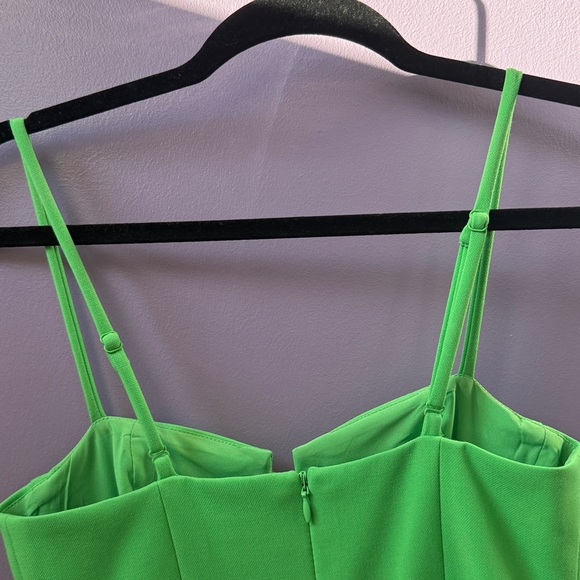 French Connection Vibrant Green Corset Mini Dress NWT size 2 - Picture 5 of 6